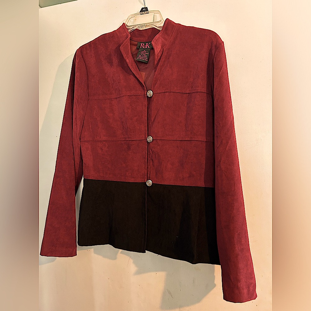 Faux suede jacket size 10